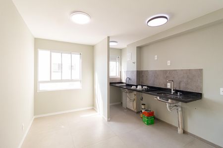 Sala/Cozinha de apartamento para alugar com 1 quarto, 28m² em Chacara Santa Lucia dos Ypes, Carapicuíba