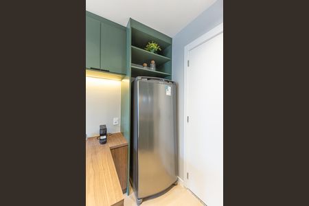 Cozinha de apartamento para alugar com 1 quarto, 25m² em Vila Nova Conceição, São Paulo