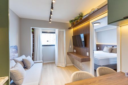 Apartamento para alugar com 25m², 1 quarto e sem vaga Apartamento para alugar com 25m², 1 quarto e sem vagaSala