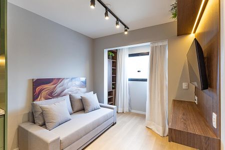 Sala de apartamento para alugar com 1 quarto, 25m² em Vila Nova Conceição, São Paulo