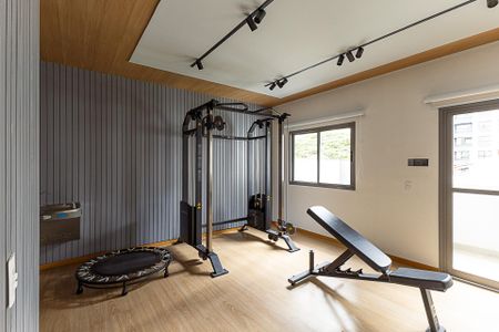Apartamento para alugar com 25m², 1 quarto e sem vaga Apartamento para alugar com 25m², 1 quarto e sem vagaÁrea comum - Academia