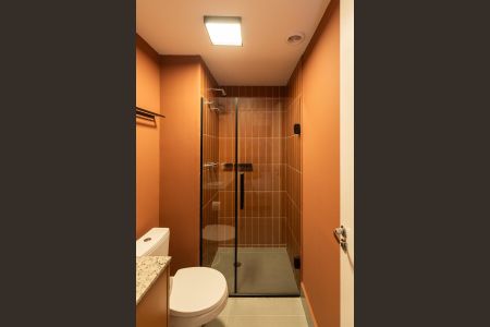 Banheiro de apartamento para alugar com 1 quarto, 30m² em Chácara Klabin, São Paulo