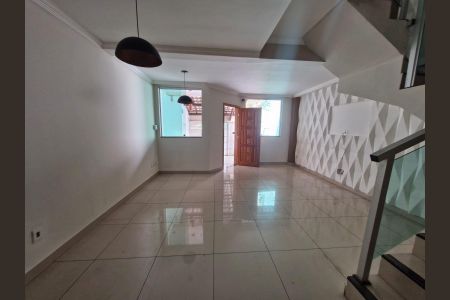 Sala de casa para alugar com 3 quartos, 130m² em Santa Branca, Belo Horizonte