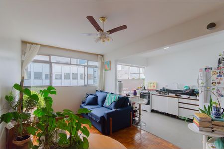 Sala de apartamento à venda com 1 quarto, 51m² em Vila Mariana, São Paulo