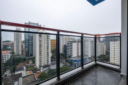 Sala/Cozinha - Varanda de apartamento para alugar com 1 quarto, 40m² em Pinheiros, São Paulo
