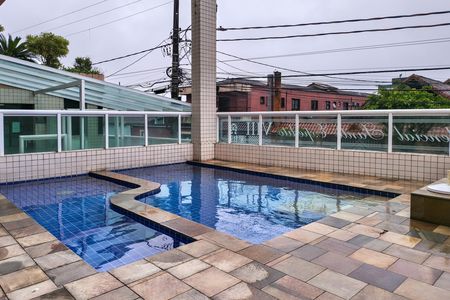 Área comum - Piscina de apartamento para alugar com 1 quarto, 50m² em Aviação, Praia Grande