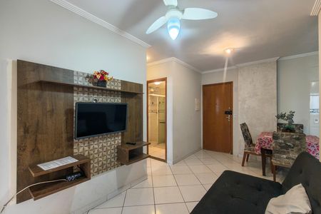 Sala de apartamento para alugar com 1 quarto, 50m² em Aviação, Praia Grande