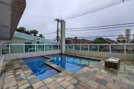 Área comum - Piscina de apartamento para alugar com 1 quarto, 50m² em Aviação, Praia Grande
