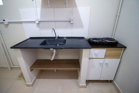 Studio para alugar com 30m², 1 quarto e sem vaga Studio para alugar com 30m², 1 quarto e sem vagaCozinha