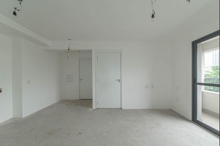 Sala - Cozinha Integrada de apartamento para alugar com 1 quarto, 48m² em Vila Cordeiro, São Paulo