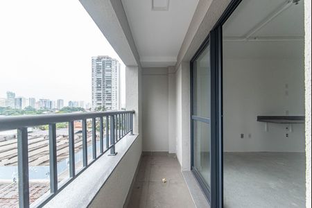 Varanda  de apartamento para alugar com 1 quarto, 48m² em Vila Cordeiro, São Paulo