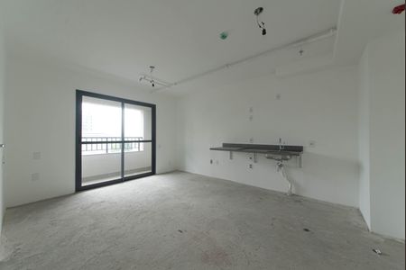 Sala - Cozinha Integrada de apartamento para alugar com 1 quarto, 48m² em Vila Cordeiro, São Paulo