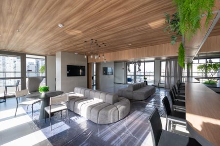 Studio para alugar com 32m², 1 quarto e sem vaga Studio para alugar com 32m², 1 quarto e sem vagaEspaço Gourmet