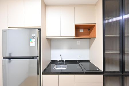Studio para alugar com 32m², 1 quarto e sem vaga Studio para alugar com 32m², 1 quarto e sem vagaCozinha