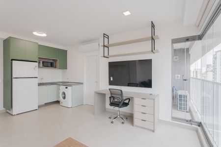 Sala de apartamento para alugar com 1 quarto, 40m² em Pinheiros, São Paulo