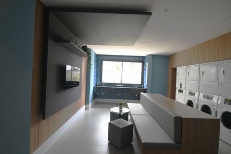Studio para alugar com 46m², 1 quarto e 1 vagaLavanderia