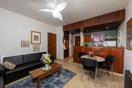 Apartamento à venda com 56m², 1 quarto e 1 vaga Apartamento à venda com 56m², 1 quarto e 1 vagaSala_Cozinha