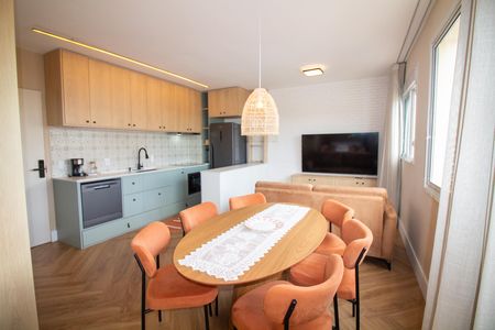 Sala de Jantar de kitnet/studio para alugar com 1 quarto, 35m² em Santo Amaro, São Paulo