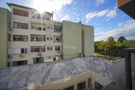 Quarto - vista de apartamento para alugar com 1 quarto, 32m² em Farroupilha, Porto Alegre