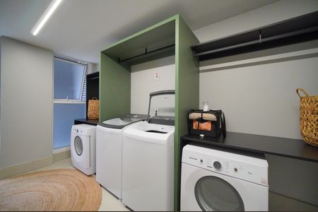 Apartamento para alugar com 32m², 1 quarto e 1 vaga Apartamento para alugar com 32m², 1 quarto e 1 vagaLavanderia