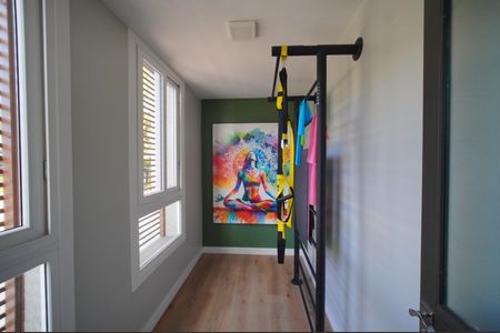 Apartamento para alugar com 32m², 1 quarto e 1 vaga Apartamento para alugar com 32m², 1 quarto e 1 vagaÁrea comum - Academia