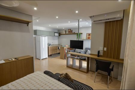 Studio para alugar com 32m², 1 quarto e sem vaga Studio para alugar com 32m², 1 quarto e sem vagaSala/Quarto
