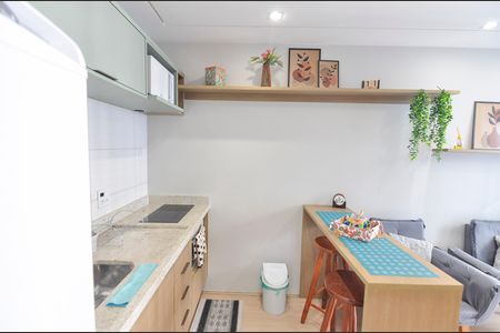 Studio para alugar com 32m², 1 quarto e sem vaga Studio para alugar com 32m², 1 quarto e sem vagaCozinha