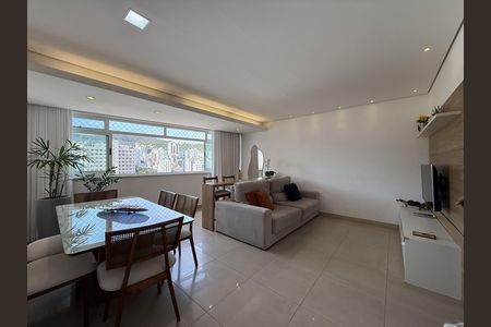 Sala de apartamento à venda com 2 quartos, 76m² em São Pedro, Belo Horizonte
