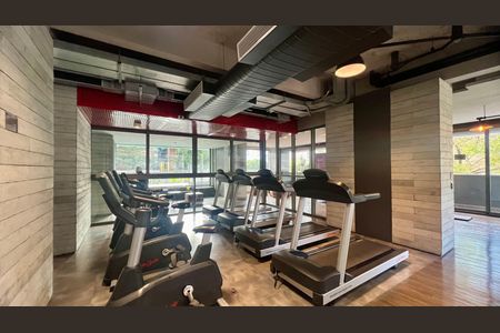 Studio para alugar com 33m², 1 quarto e sem vaga Studio para alugar com 33m², 1 quarto e sem vagaAcademia