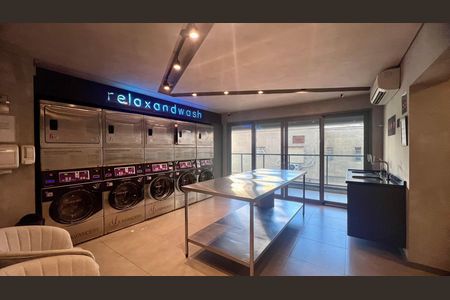 Studio para alugar com 33m², 1 quarto e sem vaga Studio para alugar com 33m², 1 quarto e sem vagaLavanderia