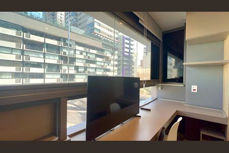 Studio para alugar com 33m², 1 quarto e sem vaga Studio para alugar com 33m², 1 quarto e sem vagaVaranda