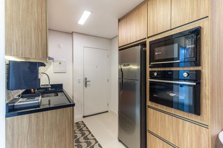 Cozinha de kitnet/studio à venda com 1 quarto, 30m² em Centro Histórico de São Paulo, São Paulo