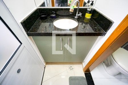Banheiro de kitnet/studio para alugar com 1 quarto, 36m² em Tatuapé, São Paulo