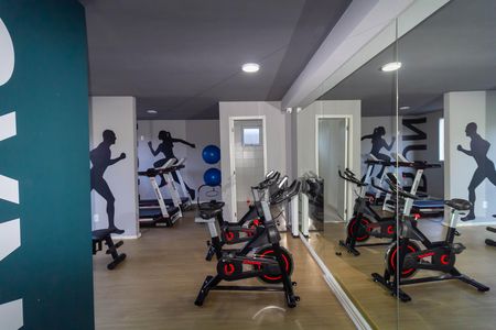 Apartamento para alugar com 35m², 2 quartos e sem vaga Apartamento para alugar com 35m², 2 quartos e sem vagaÁrea comum - Academia