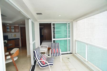 Varanda de apartamento à venda com 1 quarto, 53m² em Barra da Tijuca, Rio de Janeiro