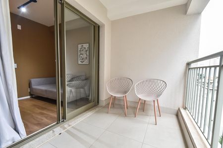 Studio para alugar com 24m², 1 quarto e sem vagaVaranda