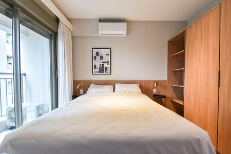 Studio para alugar com 24m², 1 quarto e sem vagaQuarto