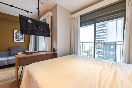 Studio para alugar com 24m², 1 quarto e sem vagaQuarto