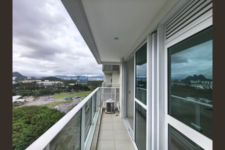 Varanda - Sala de apartamento à venda com 2 quartos, 82m² em Barra Olímpica, Rio de Janeiro