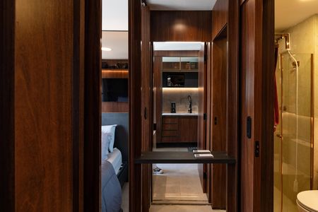 Apartamento para alugar com 29m², 1 quarto e sem vagaCorredor