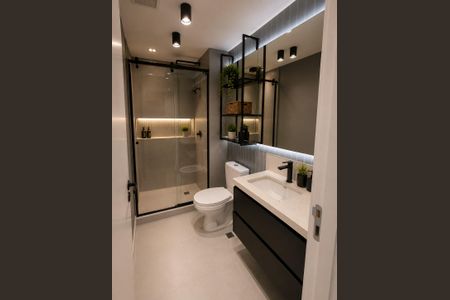 Banheiro 2 de apartamento para alugar com 2 quartos, 66m² em Jardim Lindóia, Porto Alegre
