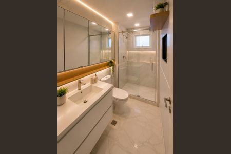 Banheiro 1 de apartamento para alugar com 2 quartos, 66m² em Jardim Lindóia, Porto Alegre