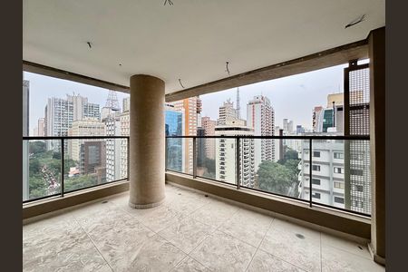 Varanda de apartamento à venda com 3 quartos, 145m² em Jardim Paulista, São Paulo