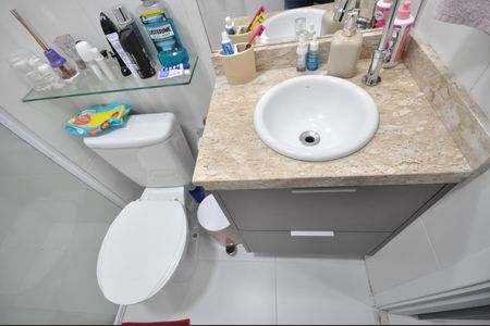Apartamento à venda com 74m², 2 quartos e 2 vagasBanheiro do Quarto Suíte