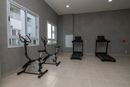 Apartamento para alugar com 53m², 2 quartos e 1 vaga Apartamento para alugar com 53m², 2 quartos e 1 vagaÁrea Comum - Academia
