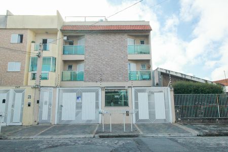 Fachada do Prédio de apartamento para alugar com 2 quartos, 64m² em Vila Pires, Santo André