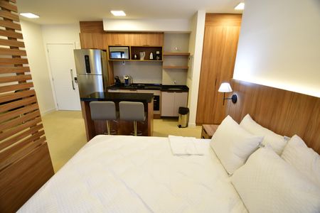 Studio para alugar com 46m², 1 quarto e 1 vagaQuarto