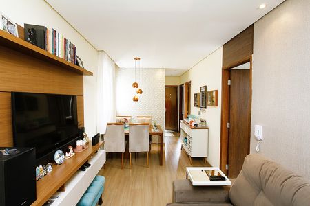 Sala de apartamento à venda com 3 quartos, 55m² em Nova Barroca, Belo Horizonte