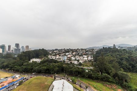Vista da Sala de apartamento à venda com 1 quarto, 60m² em Melville Empresarial Ii, Barueri