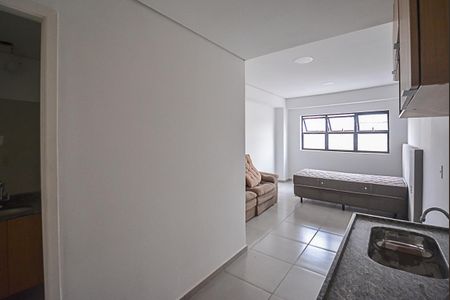 Studio para alugar com 26m², 1 quarto e sem vaga Studio para alugar com 26m², 1 quarto e sem vagaCozinha e Área de Serviço